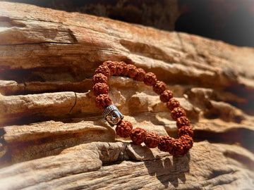 Natural Rudraksha Bracelet (Buy 1 Get 1 Free)