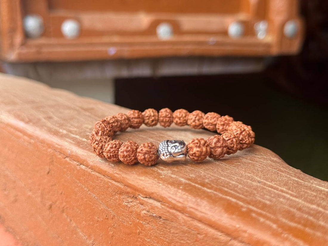 Natural Rudraksha Bracelet (Buy 1 Get 1 Free)