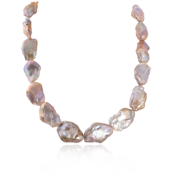 Natural Raw Pearl Necklace for Women & Girls